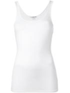 James Perse Basic Tank Top, Women's, Size: 1, White, Cotton/spandex/elastane