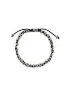 M. Cohen Beaded Bracelet, Men's, Size: Medium, Metallic