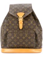 Louis Vuitton Pre-owned Montsouris Gm Backpack - Brown