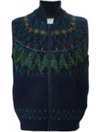 Sacai Patterned Knit Gilet