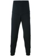 Alexander Mcqueen Raised Seam Track Pants, Men's, Size: Medium, Black, Cotton
