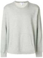 Comme Des Garçons Shirt Boys Crew Neck Sweater - Grey