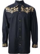 Jean Paul Gaultier Vintage Embroidered Western-style Shirt - Black