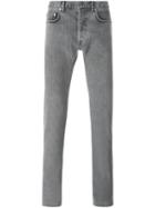 Dior Homme Slim Fit Jeans, Men's, Size: 28, Grey, Cotton/spandex/elastane