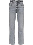 Slvrlake Hero High-rise Cropped Jeans - Grey