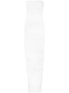 Rick Owens Strapless Gown - White
