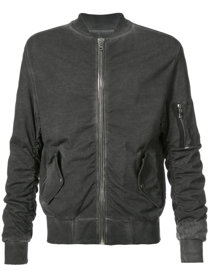Rta - Classic Bomber Jacket - Men - Cotton - L, Grey, Cotton