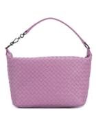 Bottega Veneta Small Intrecciato Boudoir Shoulder Bag - Pink & Purple