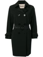Herno Belted Trench Coat - Black