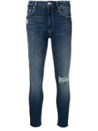 Mother Close To The Edge Skinny Jeans - Blue