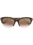 Tom Ford Eyewear Adrenne Sunglasses - Metallic