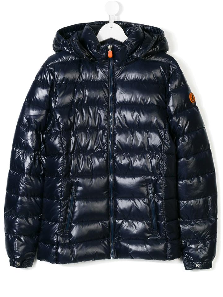 Save The Duck Kids Classic Puffer Jacket - Blue