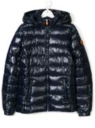 Save The Duck Kids Classic Puffer Jacket - Blue