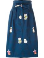 Olympia Le-tan Japanese Print Skirt