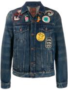 Deus Ex Machina Multi Patch Denim Jacket - Blue