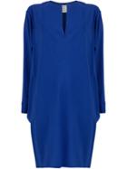 Maison Rabih Kayrouz V-neck Short Dress - Blue