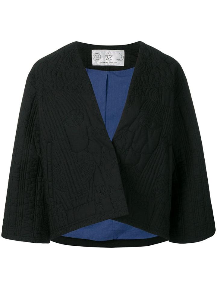 Tsumori Chisato Blouson Cape Jacket - Black