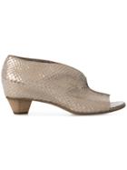 Del Carlo Boot Style Sandals - Metallic