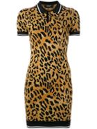 Dsquared2 - Leopard Print Dress - Women - Polyester/viscose - M, Brown, Polyester/viscose