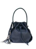 Henry Beguelin Tassel Bucket Bag - Blue