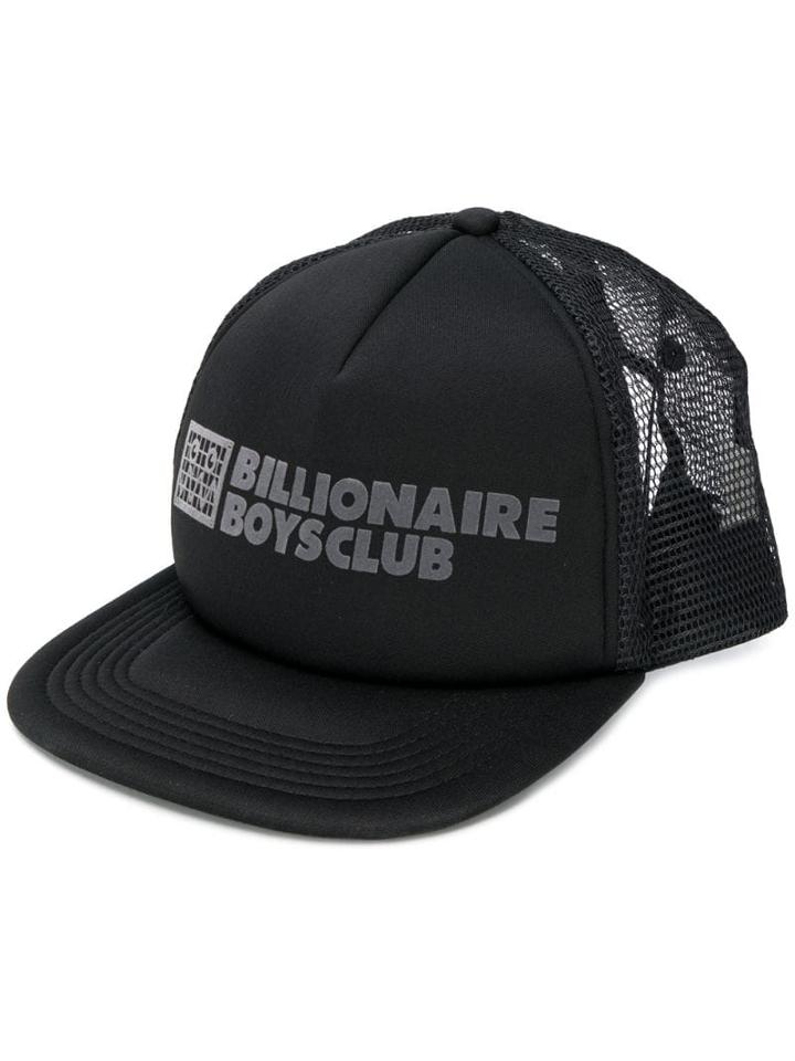 Billionaire Boys Club Printed Trucker Cap - Black