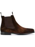 Santoni Santoni Suede Boots - Brown