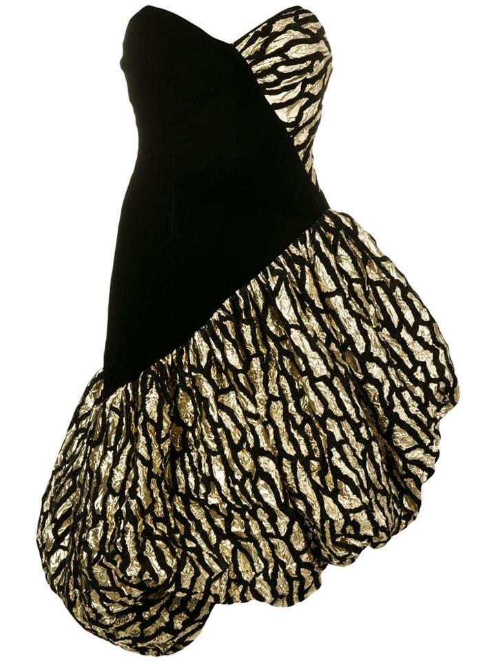 Bob Mackie Vintage 1980's Balloon Dress - Black