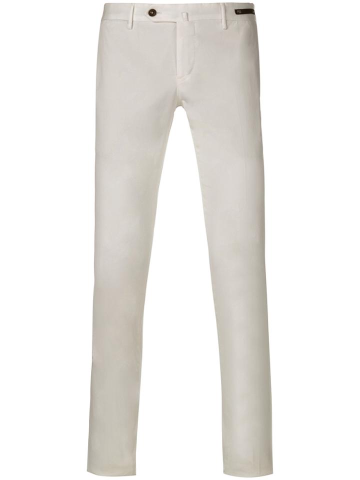 Pt01 Straight Trousers - White