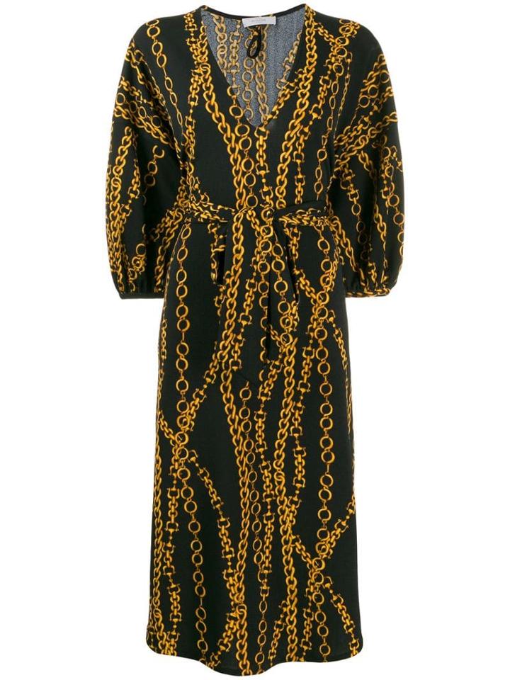 Roseanna Polka Dot Midi Dress - Blue