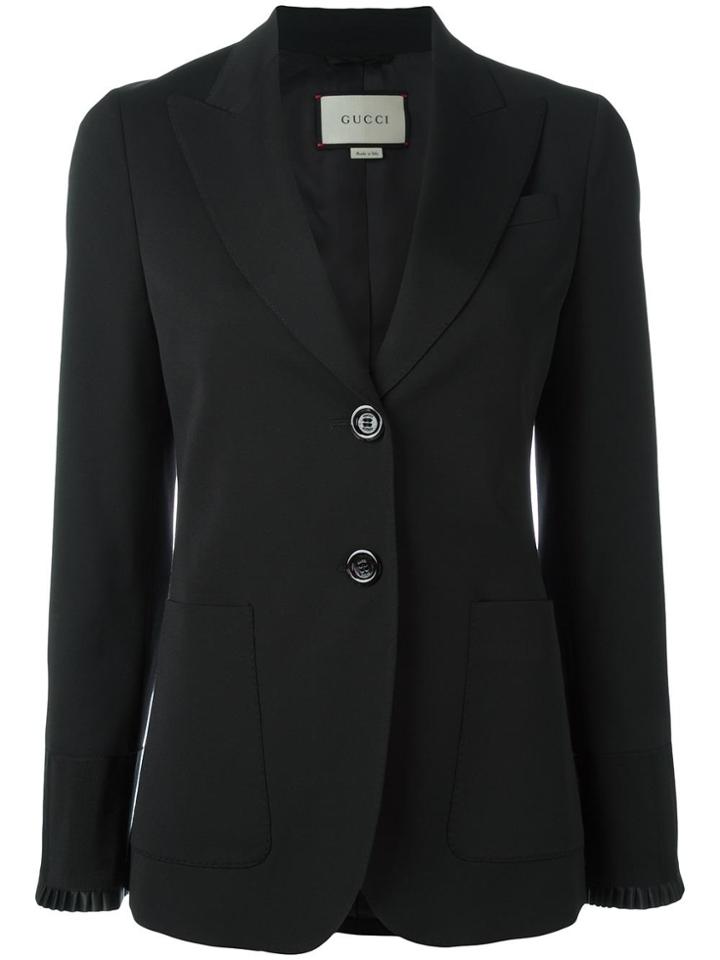 Gucci Two Button Blazer - Black