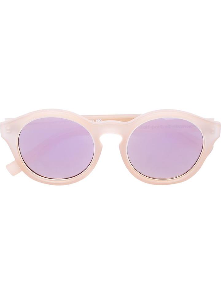 Le Specs Self Portrait X Le Specs Sunglasses, Women's, Pink/purple, Plastic