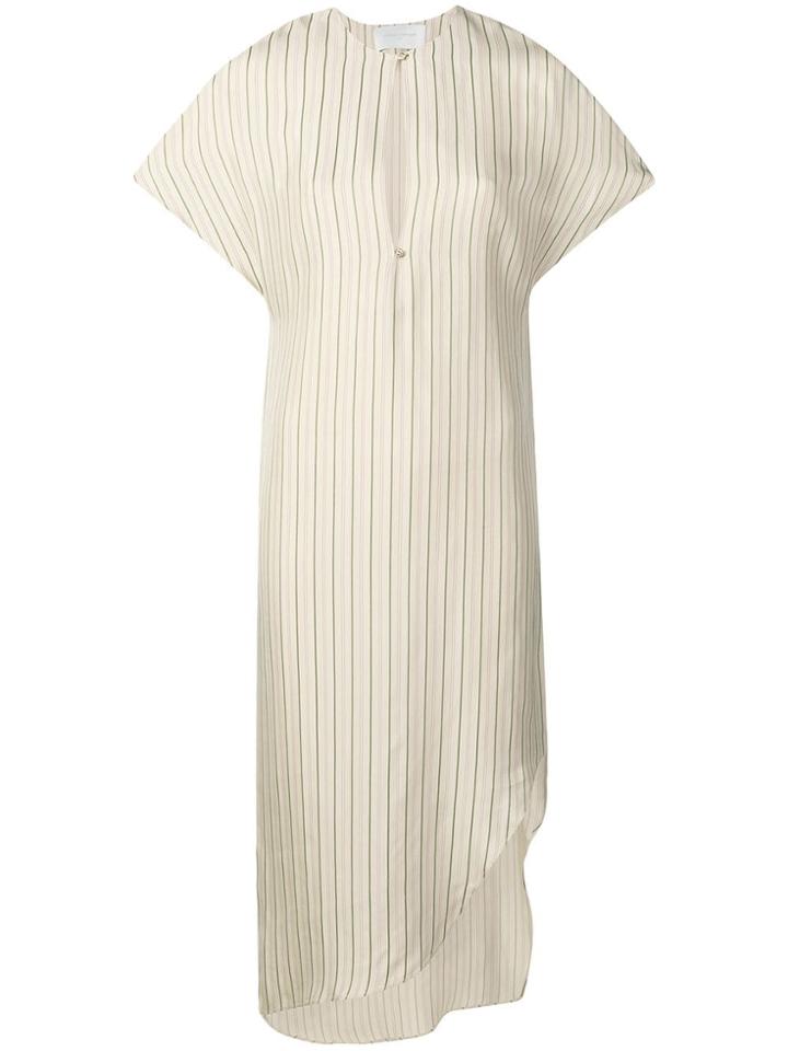 Esteban Cortazar Striped Tunic Dress - Neutrals