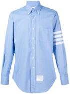 Thom Browne Striped Sleeve Shirt, Men's, Size: 1, Blue, Cotton