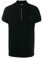Diesel Zip-and-button Polo Shirt - Blue