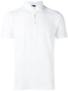 Barba - High Neck Polo Shirt - Men - Cotton - 52, White, Cotton