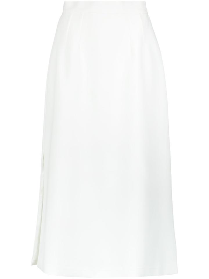 Helmut Lang Satin Slip Skirt - Blue
