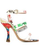 Vivienne Westwood Printed Strappy Sandals