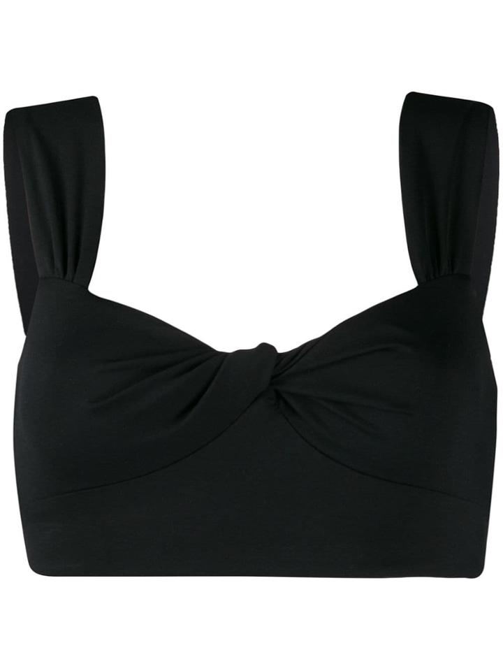Marysia Lehi Knot Detail Top - Black