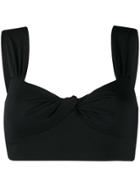 Marysia Lehi Knot Detail Top - Black