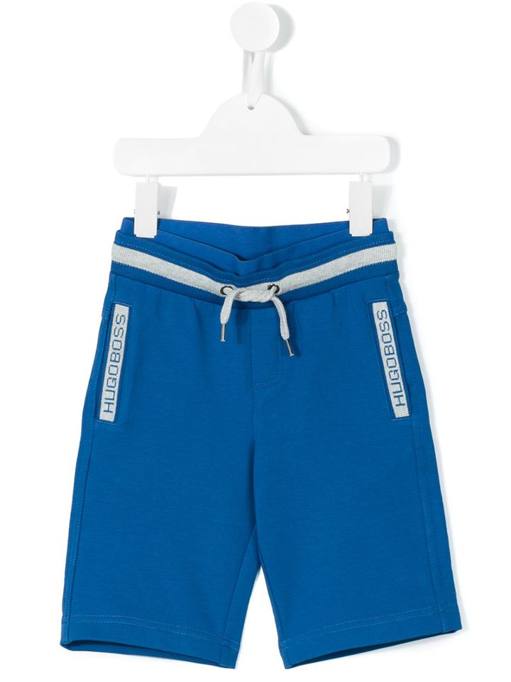 Boss Kids Track Shorts, Boy's, Size: 10 Yrs, Blue