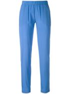 Le Tricot Perugia Casual Trousers - Blue