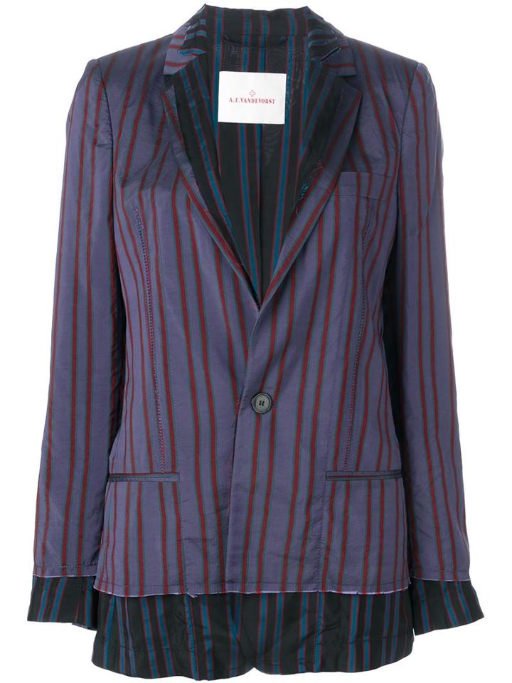 A.f.vandevorst '161 Decaye' Striped Blazer