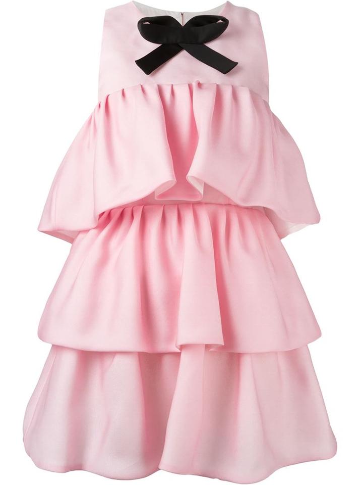 Daniele Carlotta Flounce Short Dress