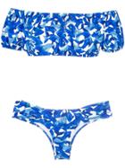 Isolda Printed Bikini Set - Blue