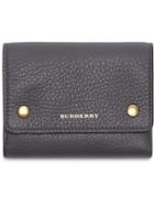 Burberry Small Leather Folding Wallet - Black