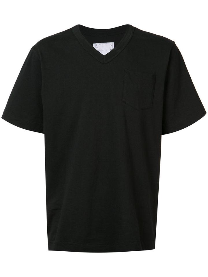 Sacai - Patch Pocket T-shirt - Men - Cotton - 4, Black, Cotton