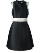 Lanvin Sleeveless Dress, Women's, Size: 40, Black, Silk/cotton/spandex/elastane