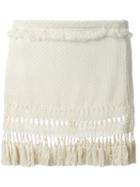 Isabel Marant 'tifen' Skirt, Women's, Size: 40, White, Viscose/cotton