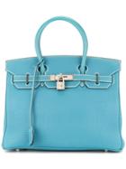 Hermès Vintage Birkin 30 Hand Bag Togo - Blue