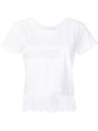 Ermanno Scervino Lace Trim T-shirt - White